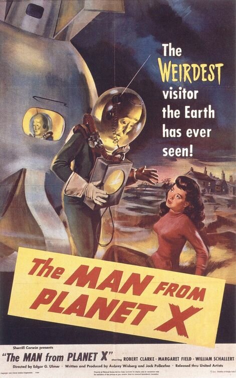 Человек с Планеты Икс (1951) постер