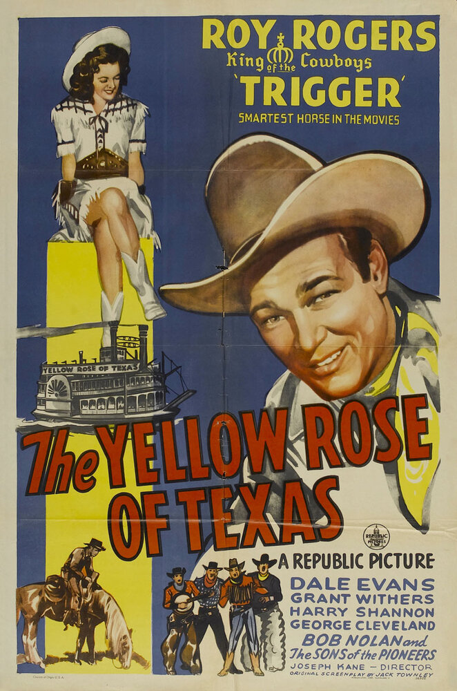 Желтая роза Техаса (1944) постер