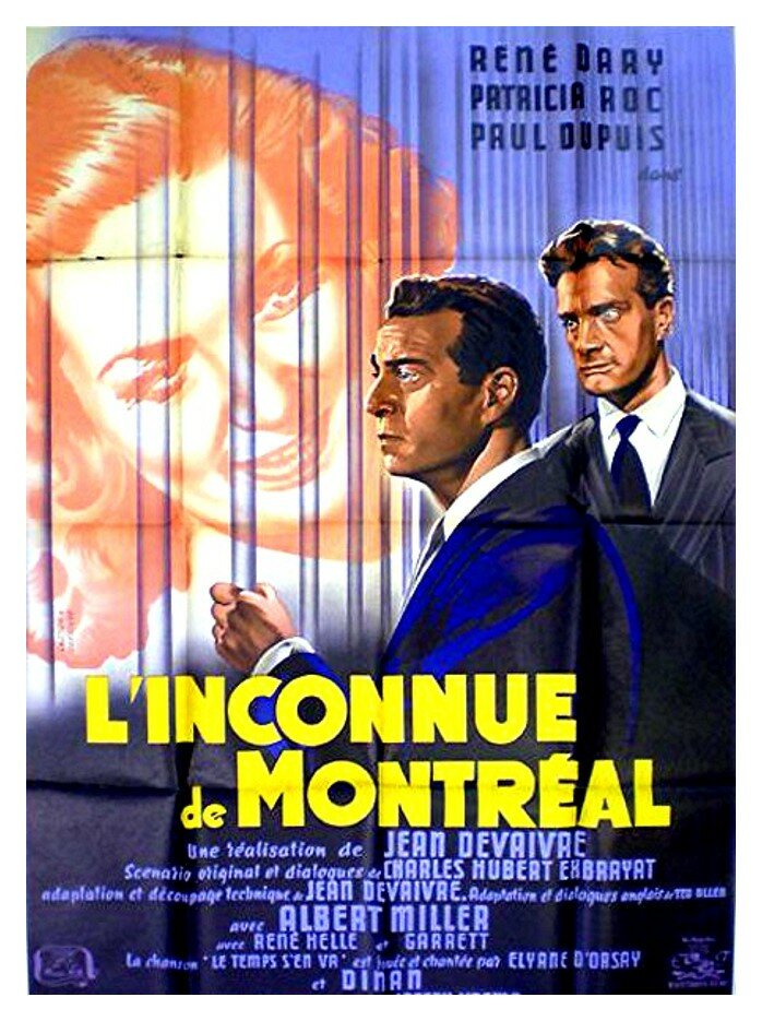 L'inconnue de Montréal (1950) постер