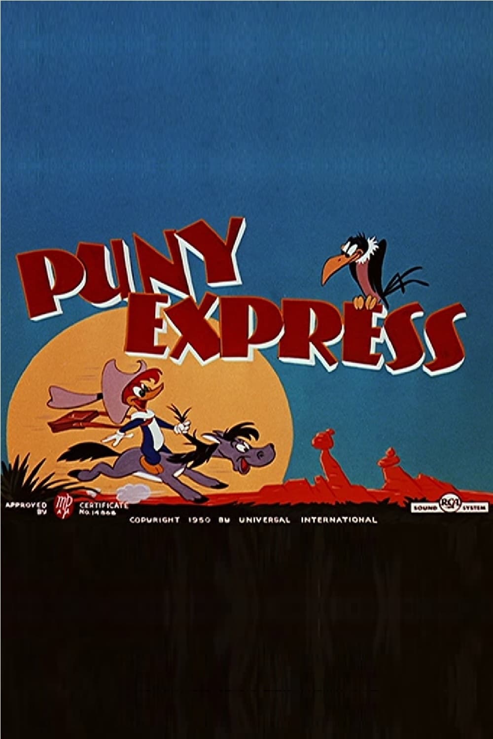 Puny Express (1950) постер