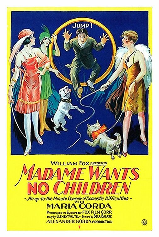 Мадам не хочет детей (1926) постер