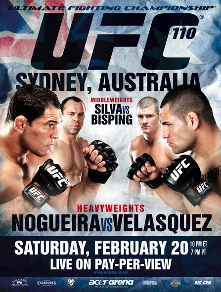 UFC 110: Nogueira vs. Velasquez (2010) постер