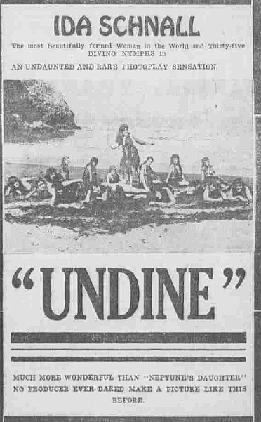 Ундина (1916) постер