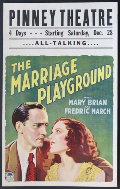Свадебная площадка для игр (1929) постер