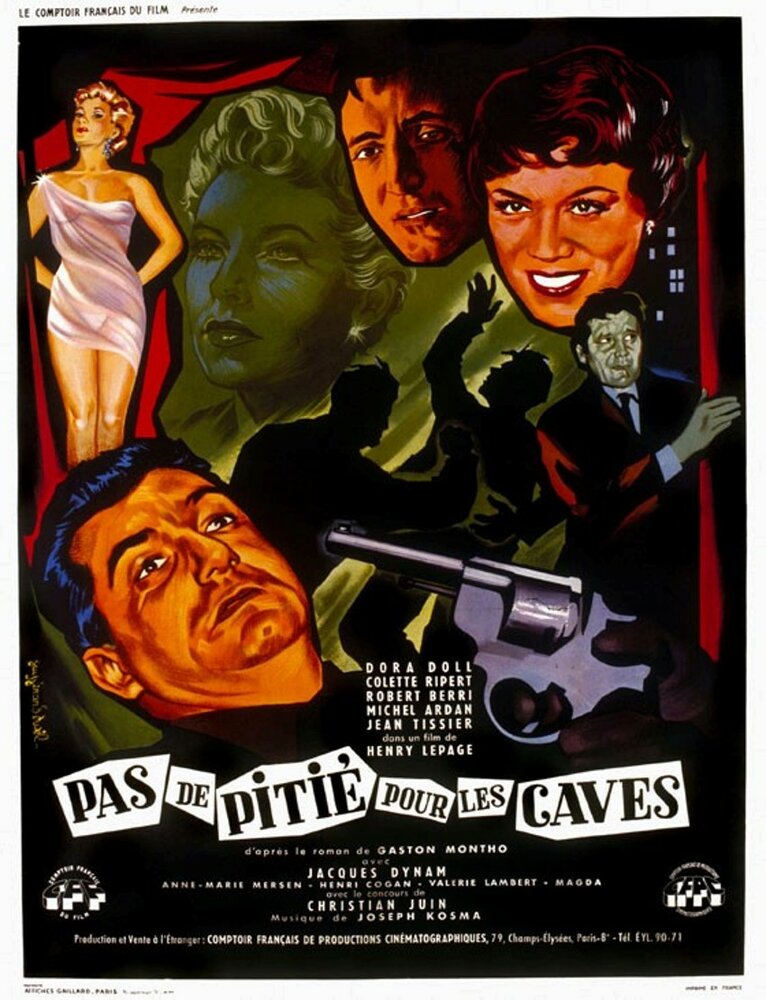 Pas de pitié pour les caves (1955) постер