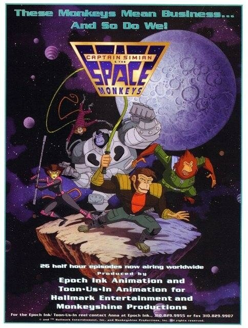 Капитан Симиан и космические обезьяны (1996) постер