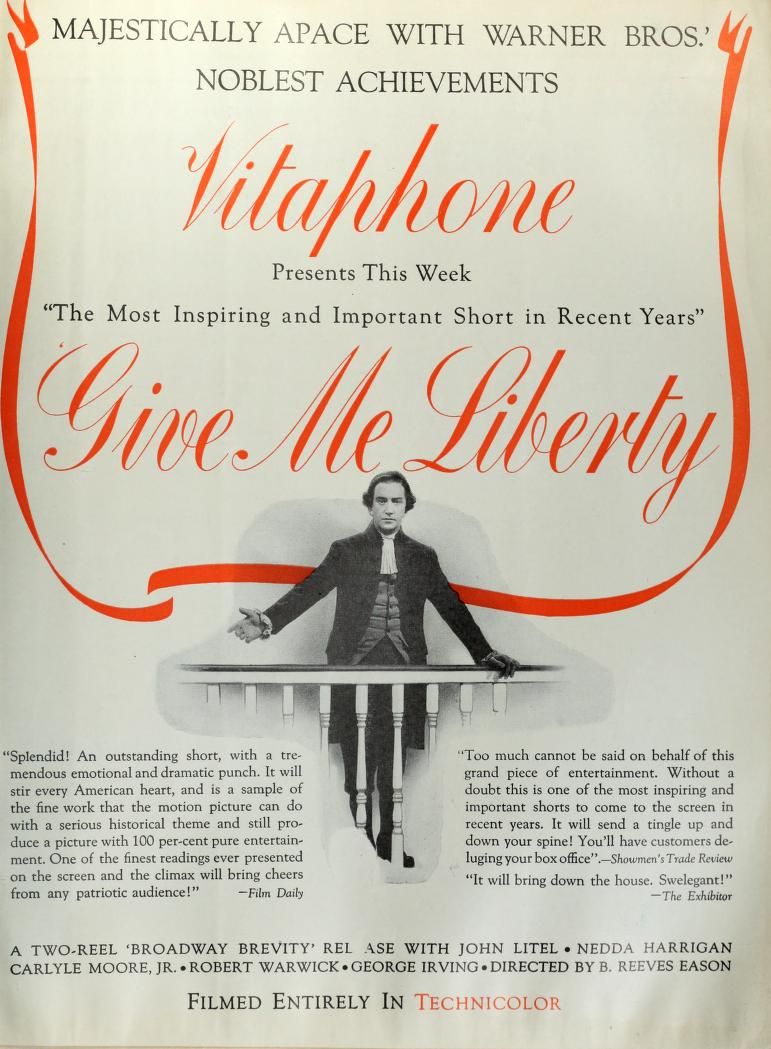 Дайте мне свободу (1936) постер