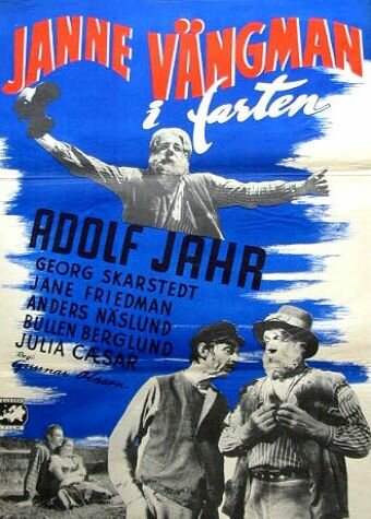 Janne Vängman i farten (1952) постер