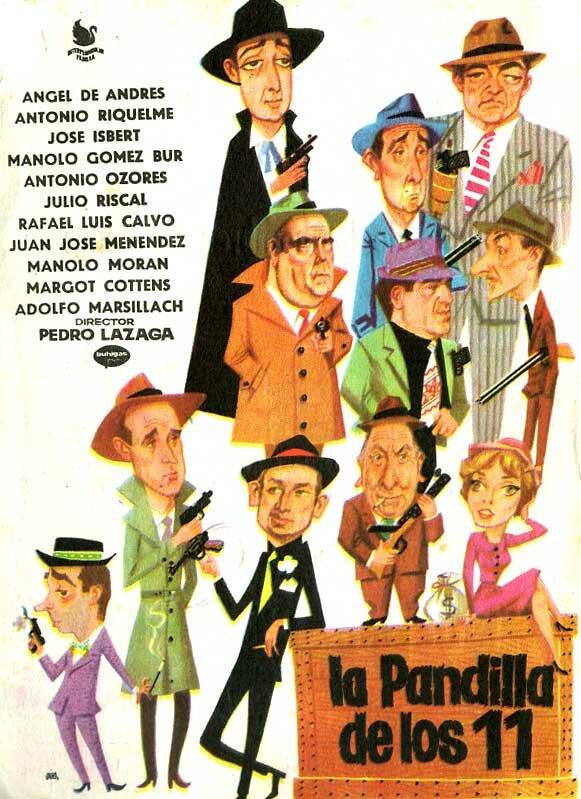 La pandilla de los once (1963) постер