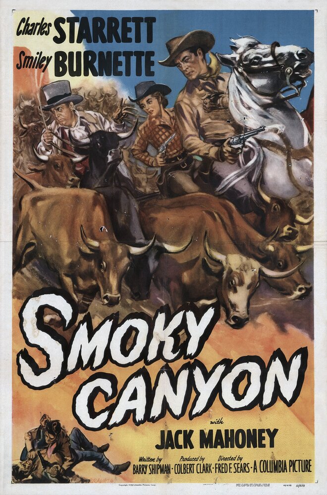 Smoky Canyon (1952) постер