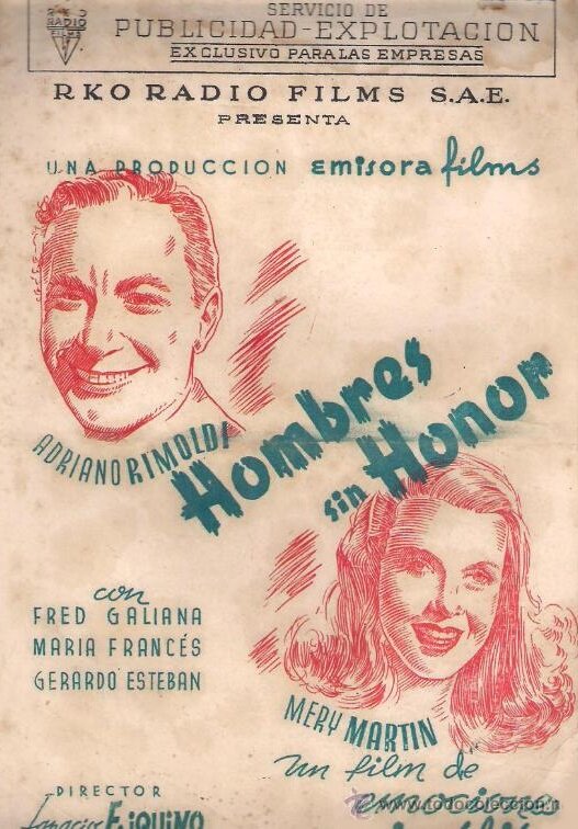 Hombres sin honor (1944) постер