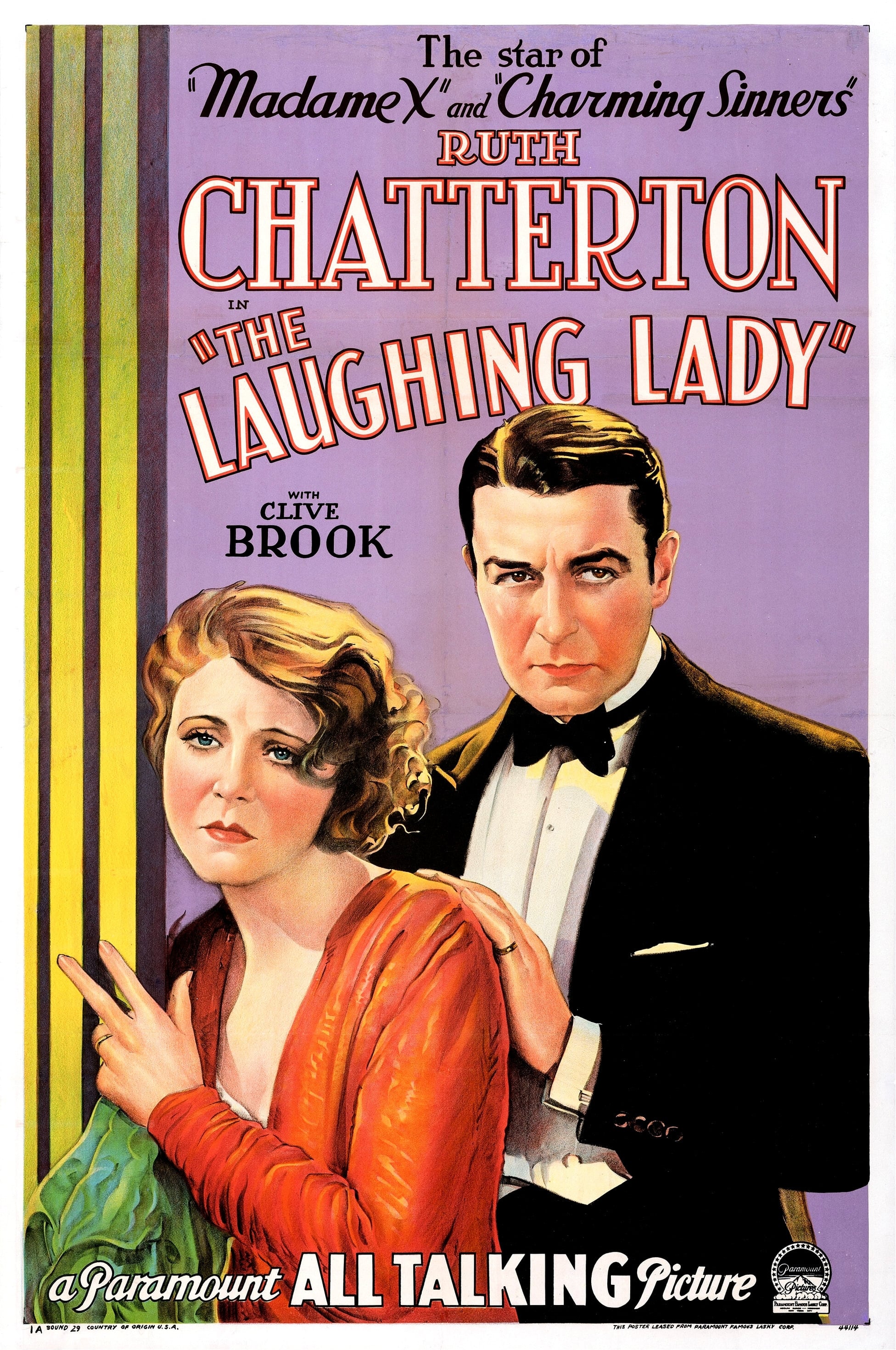 The Laughing Lady (1929) постер