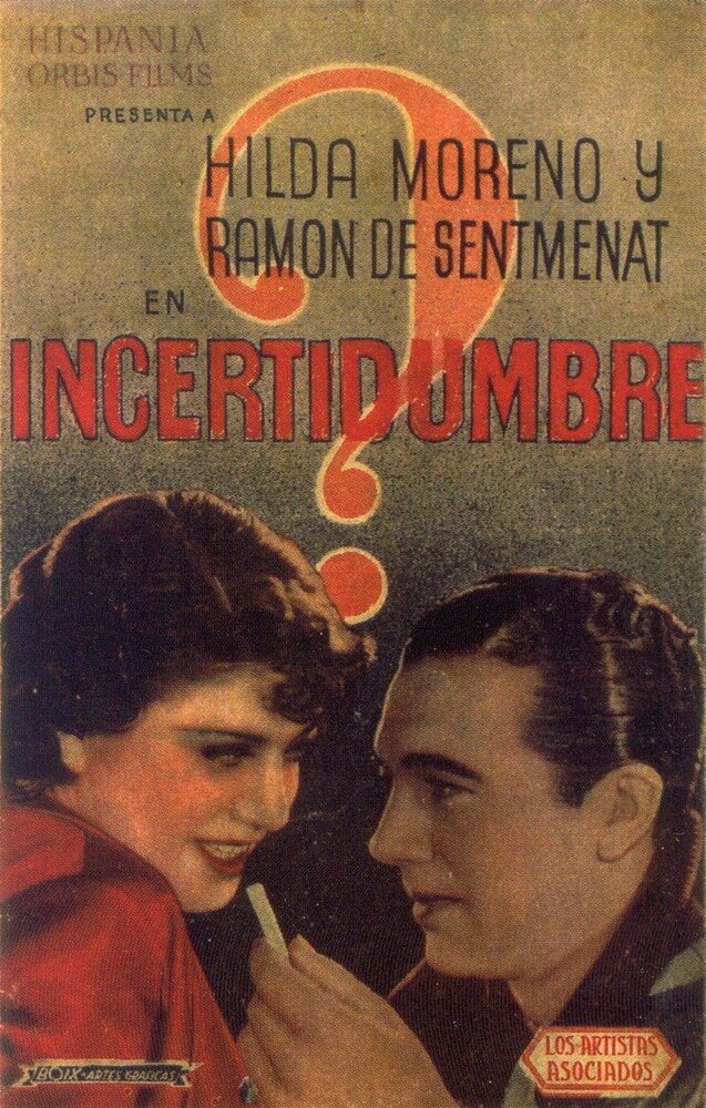 Incertidumbre (1936) постер