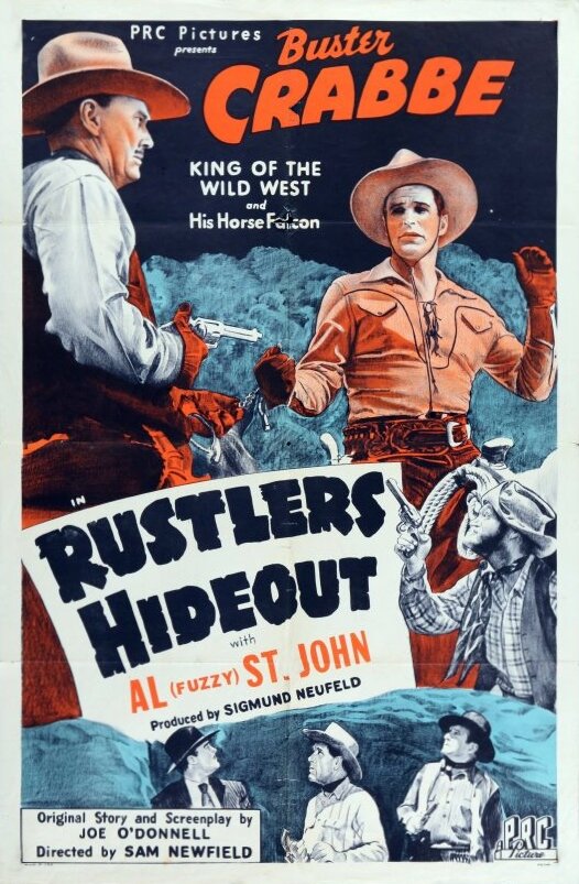 Rustlers' Hideout (1945) постер