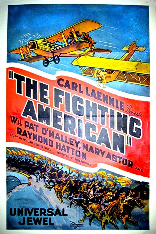 Борящийся американец (1924) постер