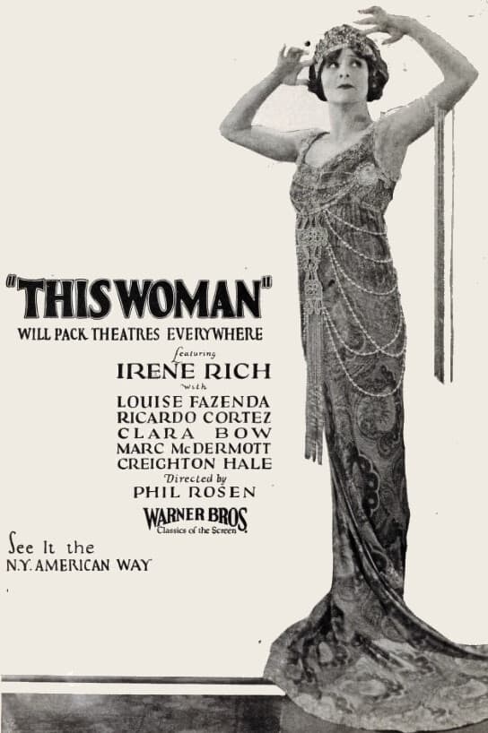 Эта женщина (1924) постер