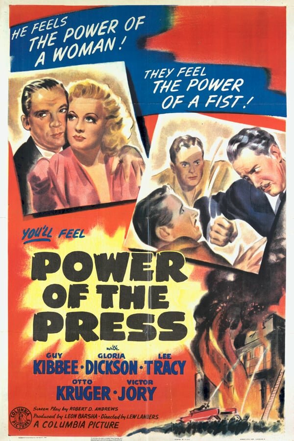Power of the Press (1943) постер