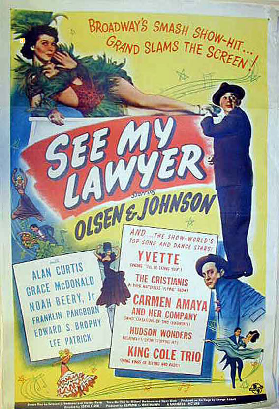 Он мой адвокат (1945) постер