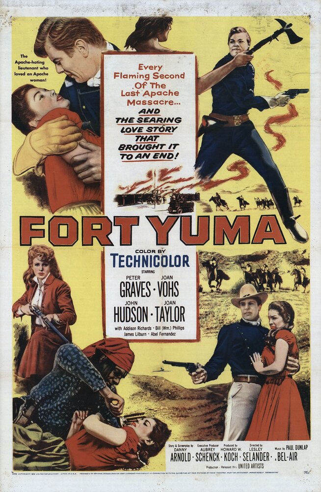 Fort Yuma (1955) постер