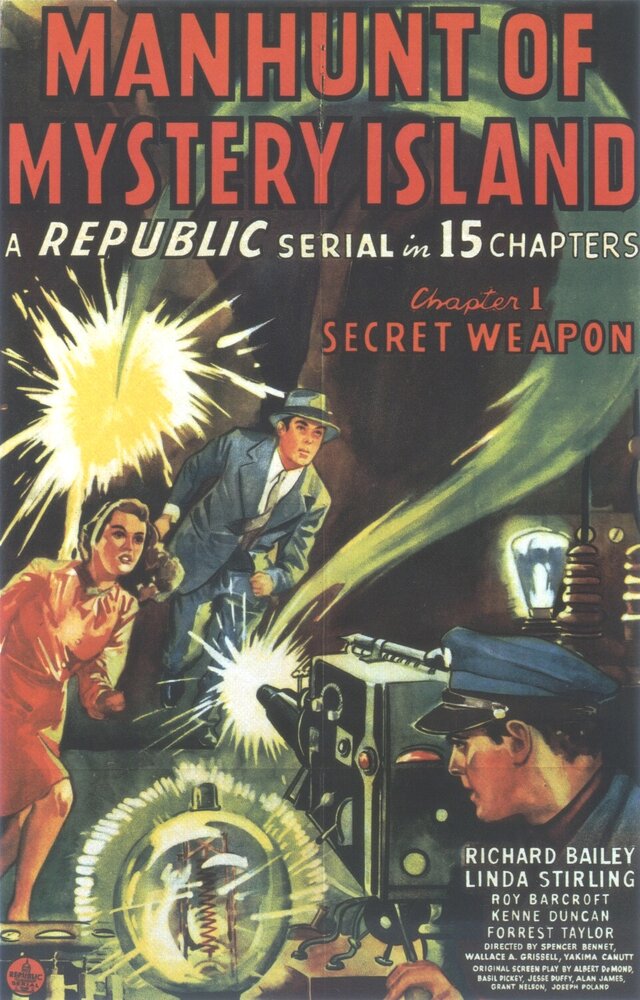 Manhunt of Mystery Island (1945) постер