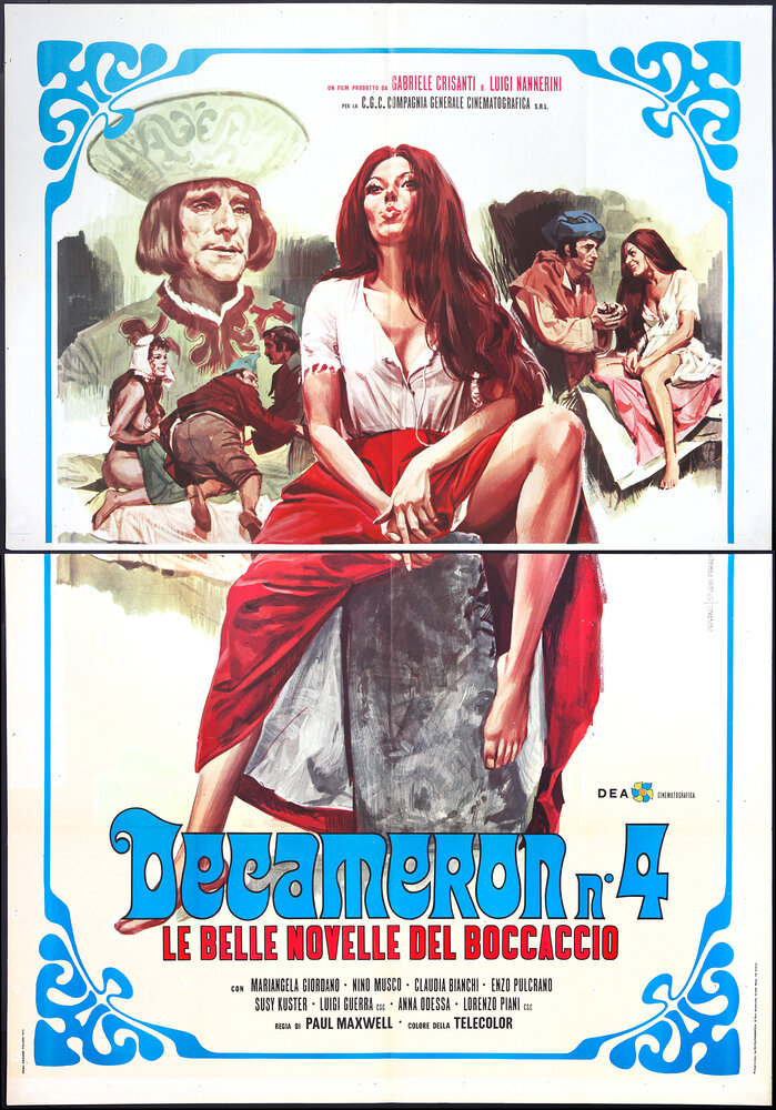 Декамерон №4 – Прекрасные новеллы Боккаччо (1972) постер