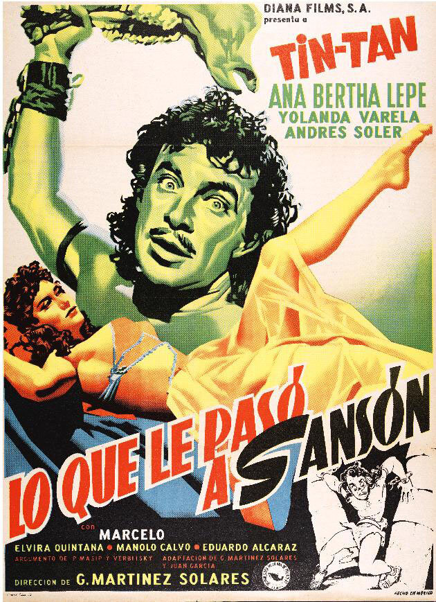 Lo que le pasó a Sansón (1955) постер