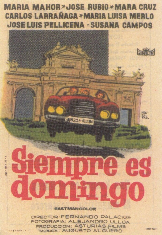 Siempre es domingo (1961) постер