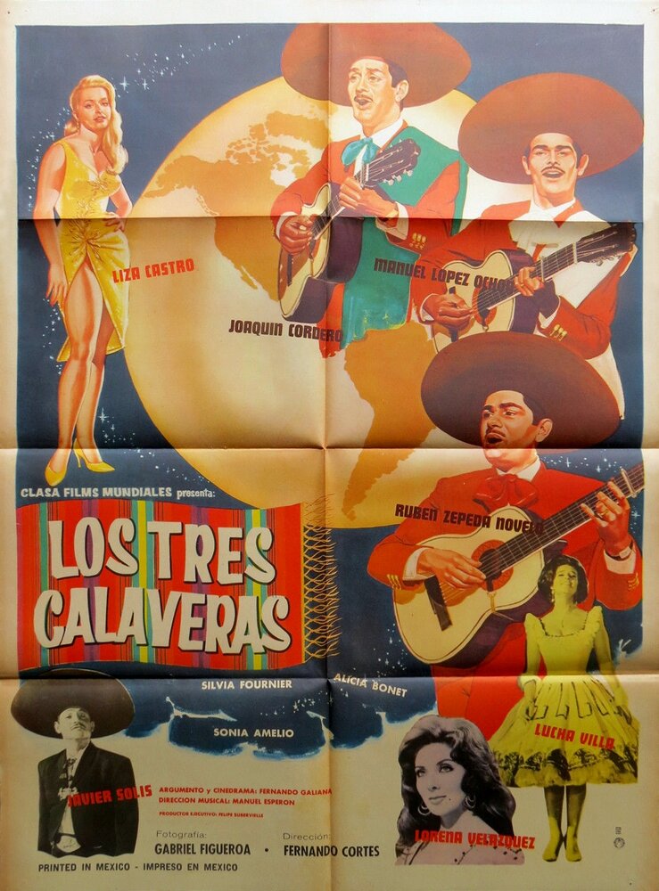 Los tres calaveras (1965) постер