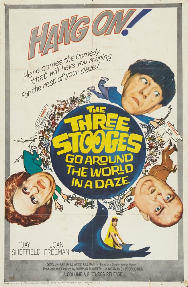 Три комика в изумлении совершают кругосветное путешествие (1963) постер