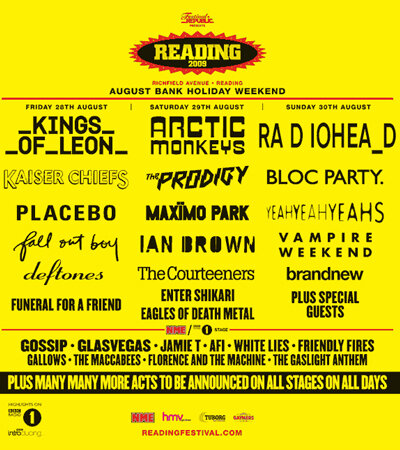 Фестивали Reading и Leeds 2009 (2009) постер
