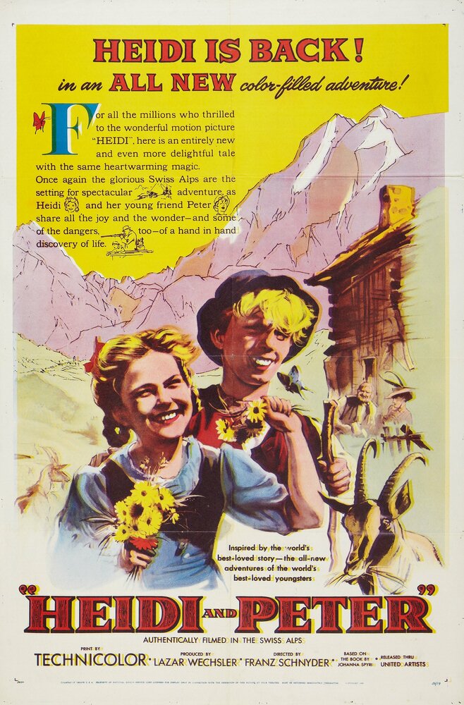 Хайди и Петер (1955) постер