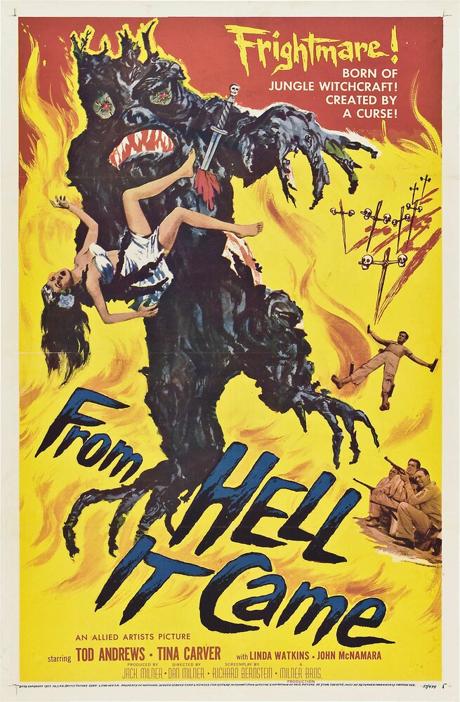 Оно прибыло из ада (1957) постер