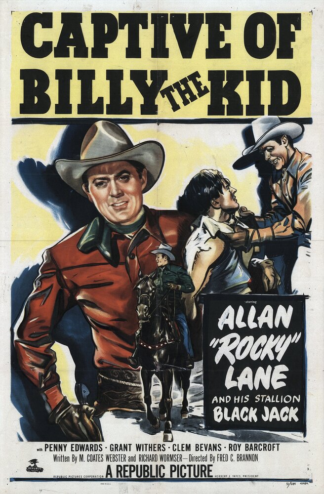 Captive of Billy the Kid (1952) постер