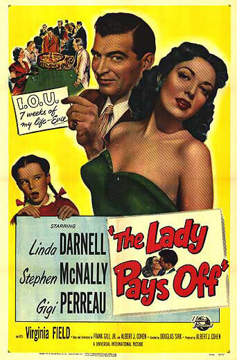 Леди отдаёт долг (1951) постер