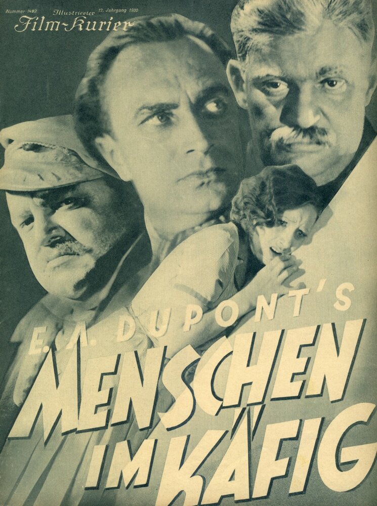 Люди в клетке (1930) постер