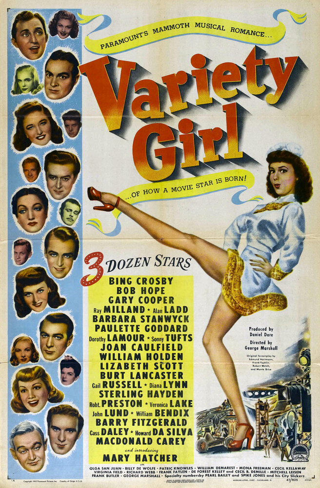 Девушка из варьете (1947) постер