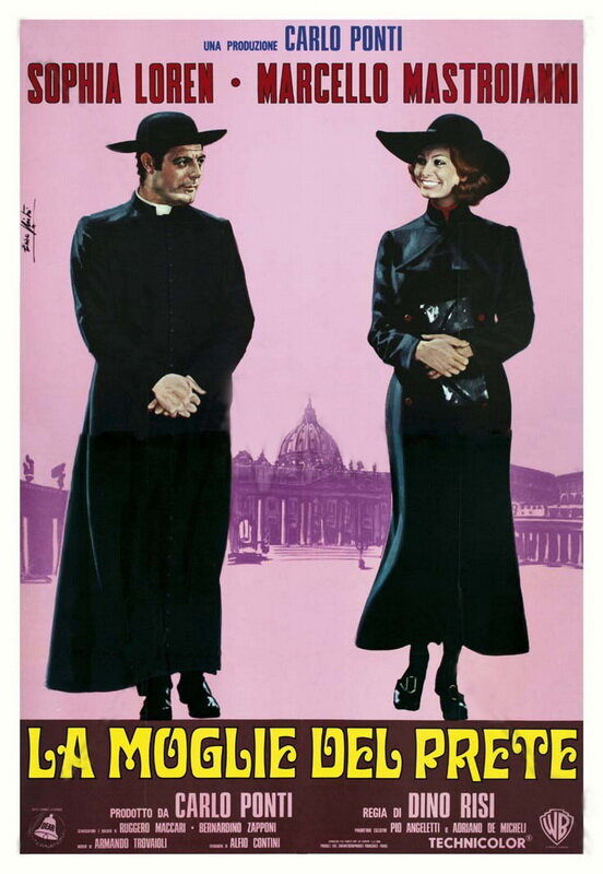 Жена священника (1970) постер