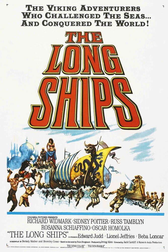Корабли викингов (1964) постер