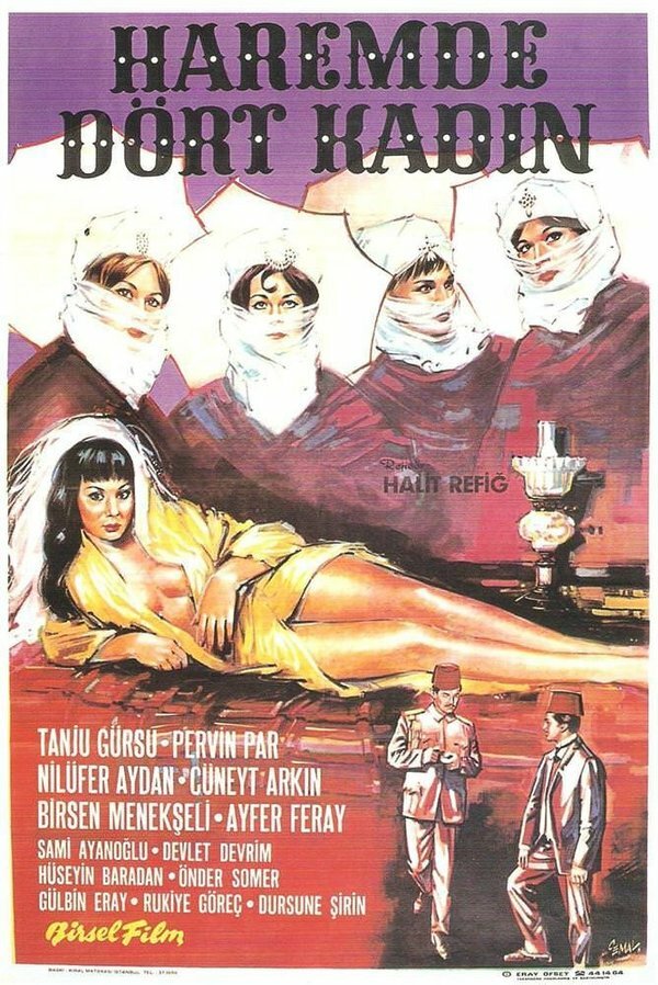 Haremde dört kadin (1965) постер