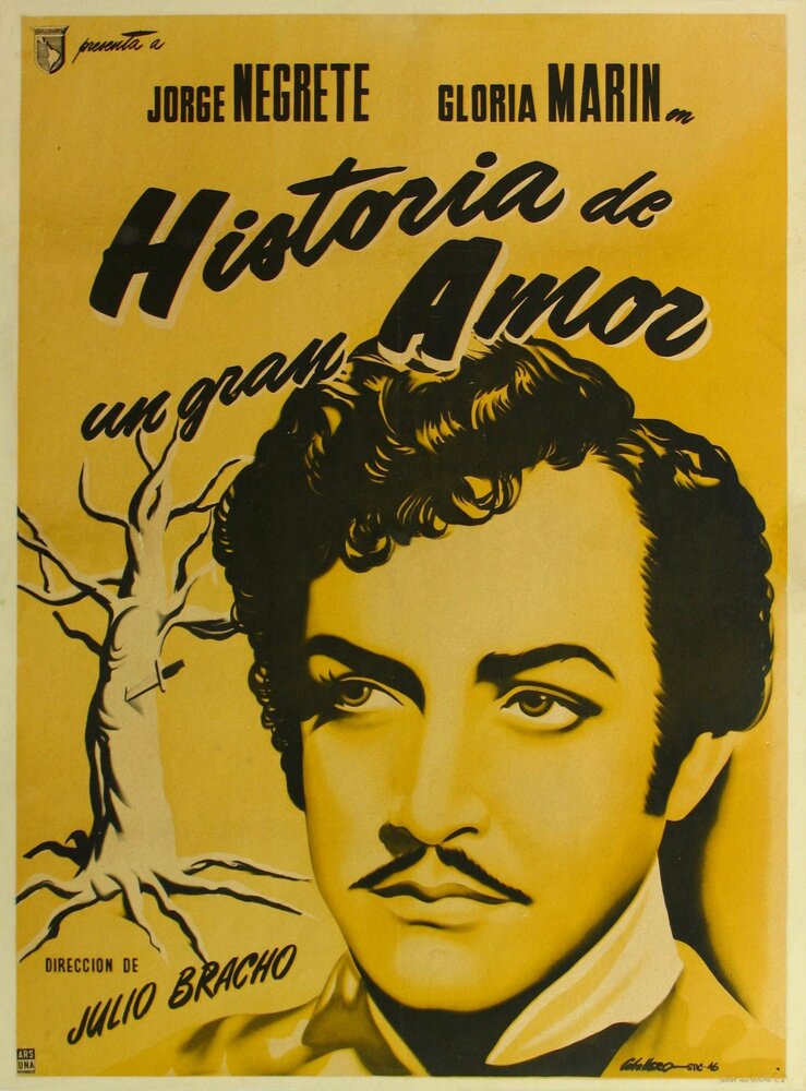 История великой любви (1942) постер