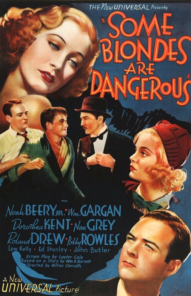 Некоторые блондинки опасны (1937) постер