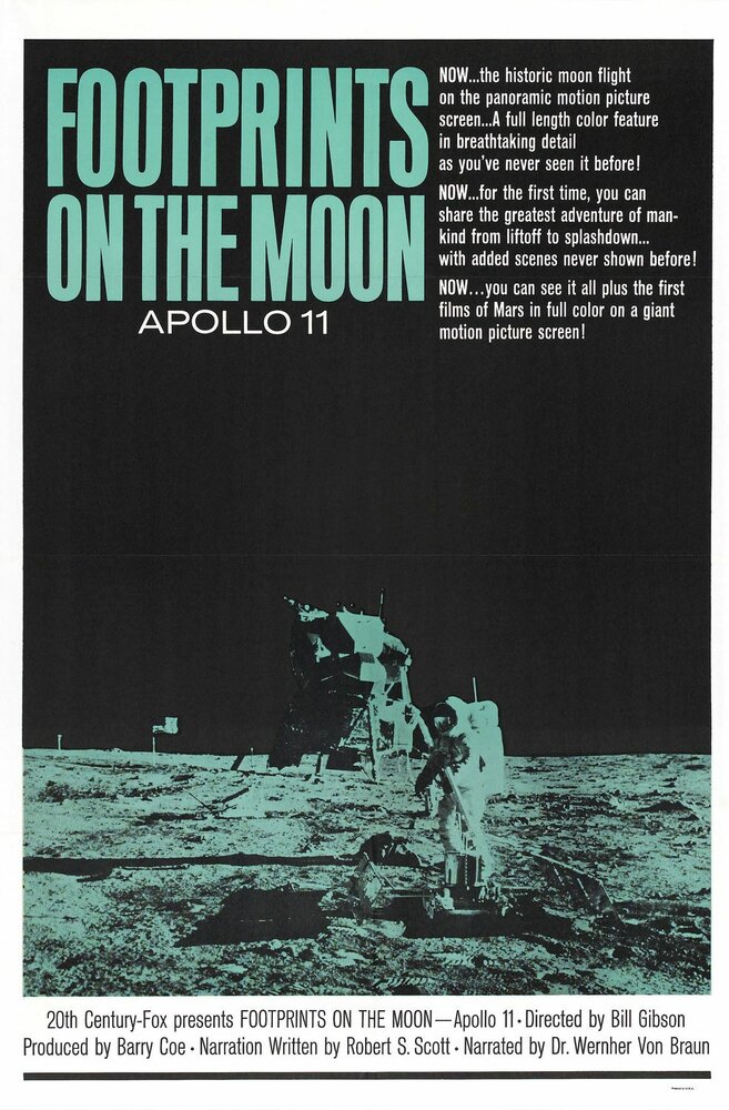 Footprints on the Moon: Apollo 11 (1969) постер