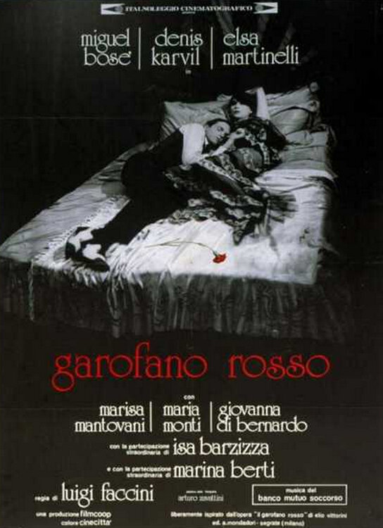 Красная гвоздика (1976) постер