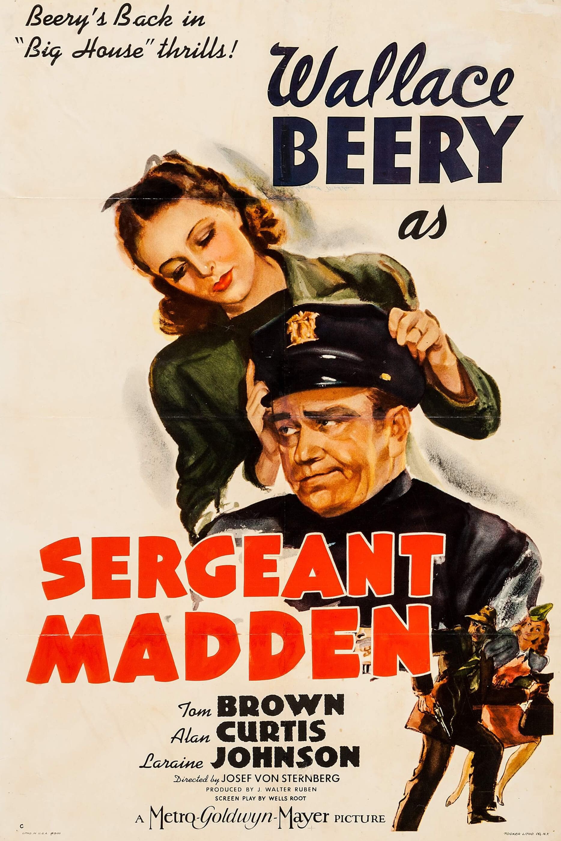 Сержант Мадден (1939) постер