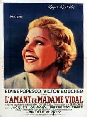 L'amant de Madame Vidal (1936) постер