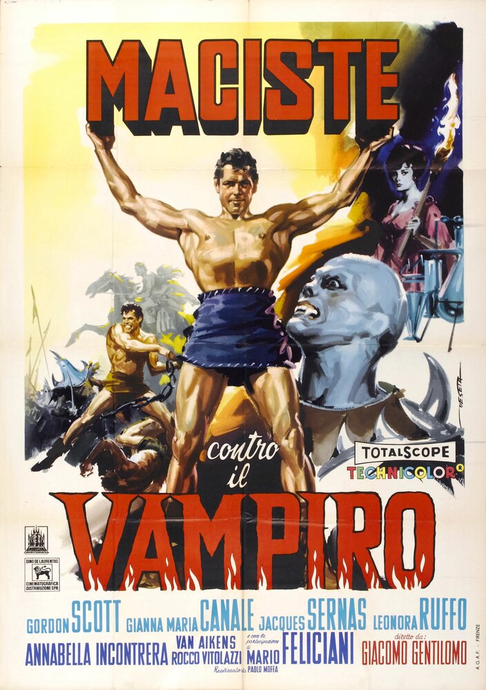 Мацист против вампиров (1961) постер