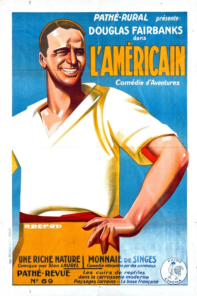 Американец (1916) постер