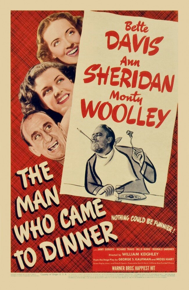 Человек, который пришел к обеду (1942) постер