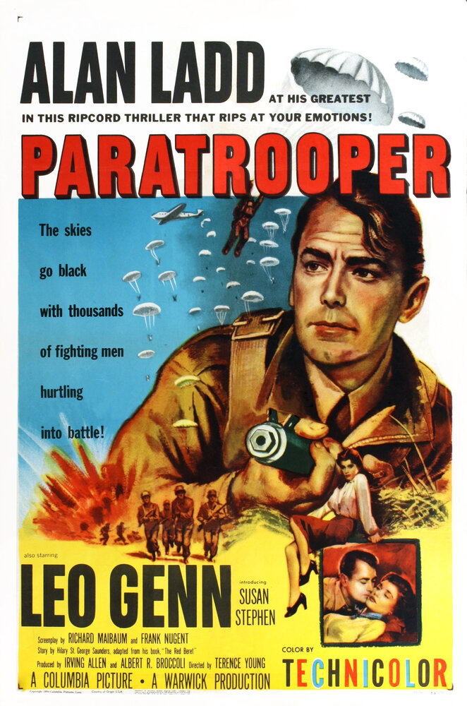 Красный берет (1953) постер