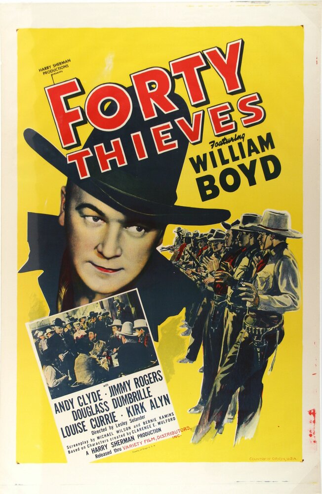 Forty Thieves (1944) постер